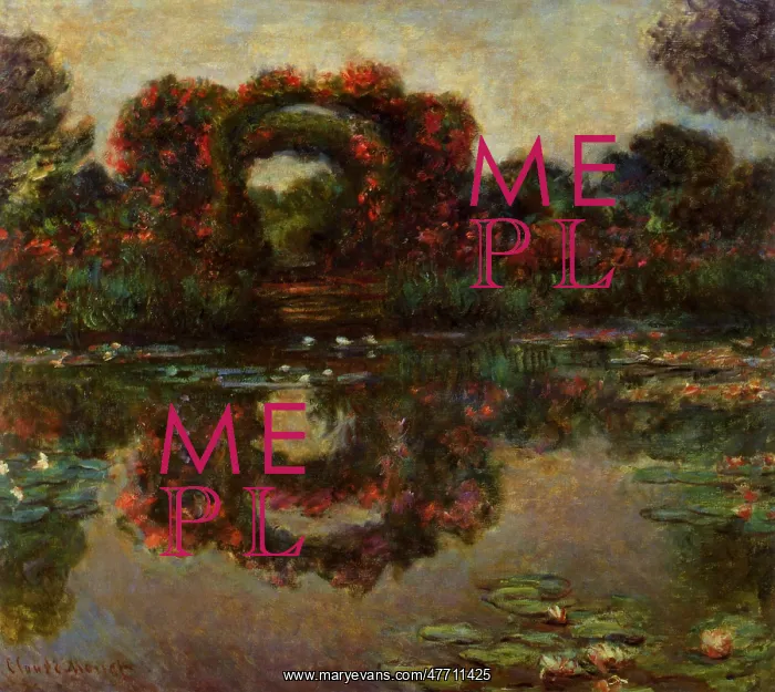  : Flowering Arches, Giverny, by Monet