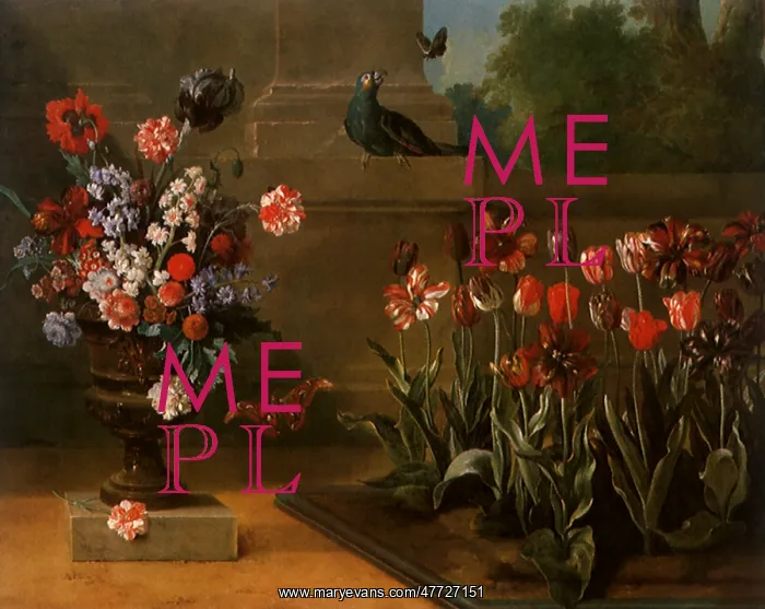  : Flowerpiece with a Bed of Tulips