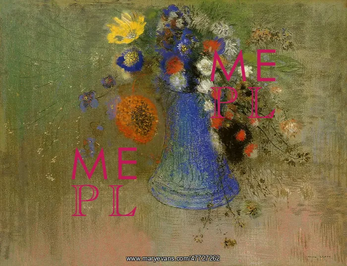 : Flowerpiece, by Odilon Redon : Flowerpiece, by Odilon Redon
