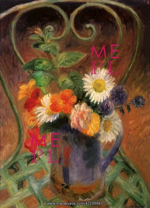  : Flowers on Garden Chair