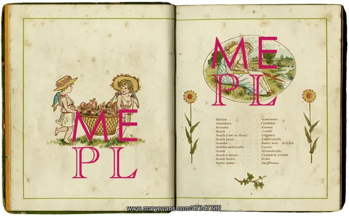 : FLOWERS AND PEOPLE 1884 : FLOWERS AND PEOPLE 1884