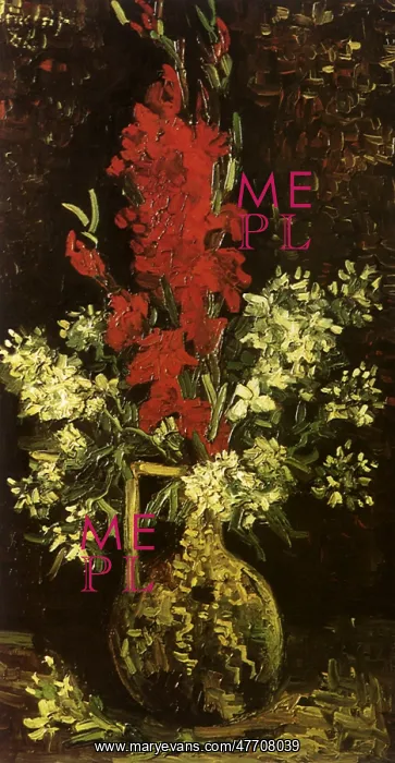 : Flowers in a Pitcher, by Van Gogh : Flowers in a Pitcher, by Van Gogh