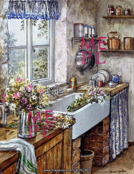 : Flowers in the Sink ? kitchen sink under window : Flowers in the Sink ? kitchen sink under window