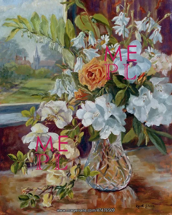 : Flowers on a Window Ledge : Flowers on a Window Ledge