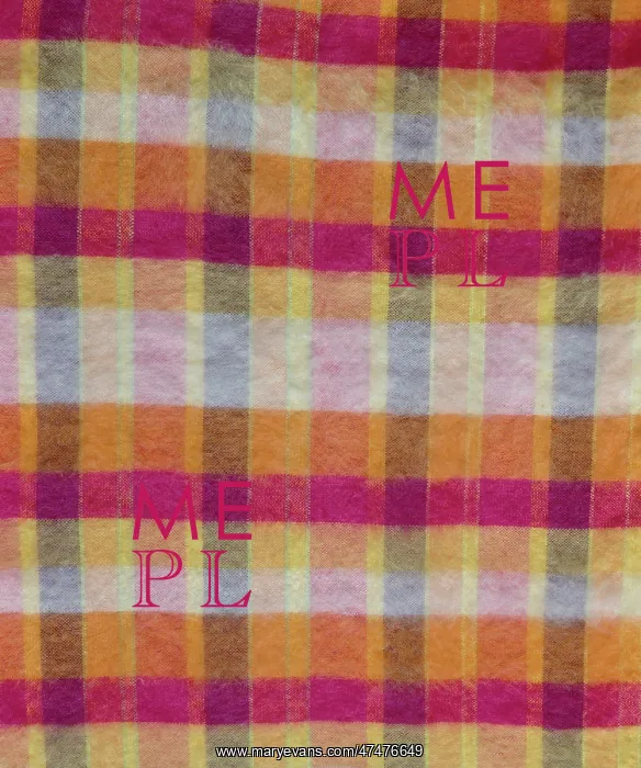  : Fluff ? checked mohair textile