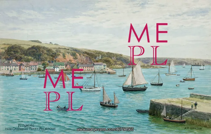 : Flushing near Falmouth, Cornwall : Flushing near Falmouth, Cornwall