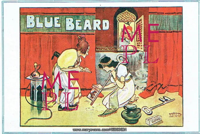 : Flyer for Bluebeard by Hugh Mytton - Front cover : Flyer for Bluebeard by Hugh Mytton - Front cover