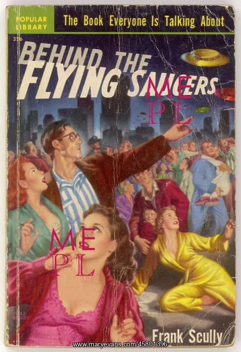  : Behind the Flying Saucers, book cover