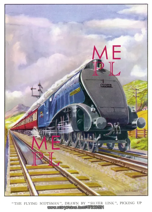 : Flying Scotsman - Famous Train of British Railways : Flying Scotsman - Famous Train of British Railways