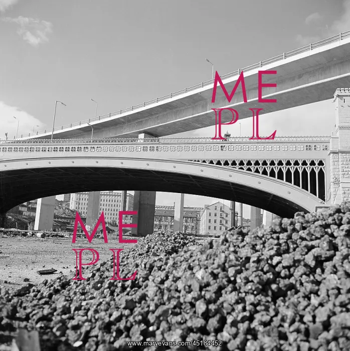: Flyover. The modern elevated carriageway of Burdock Way spanning Hebble Brook : Flyover. The modern elevated carriageway of Burdock Way spanning Hebble Brook
