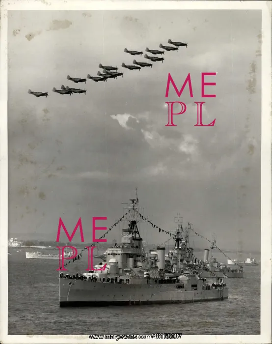 : Flypast during naval review at Spithead : Flypast during naval review at Spithead