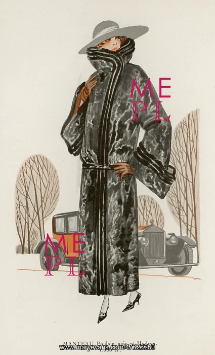 : Foal Fur Coat 1922 : Foal Fur Coat 1922