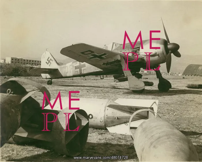 : Focke-Wulf Fw190A-5 abandoned : Focke-Wulf Fw190A-5 abandoned