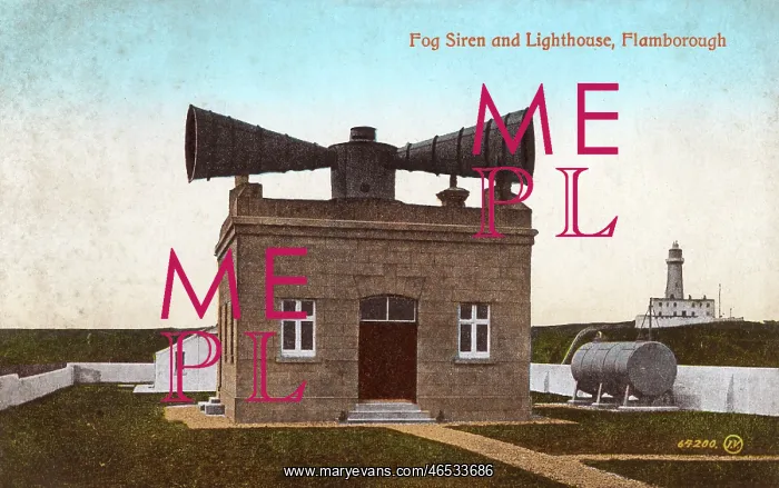 : Fog Siren and Lighthouse, Flamborough Head : Fog Siren and Lighthouse, Flamborough Head