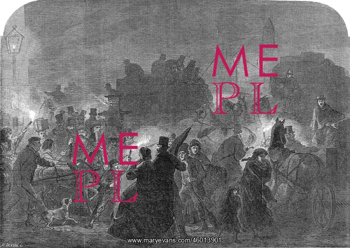 : Fog in the Streets of London 1867 : Fog in the Streets of London 1867