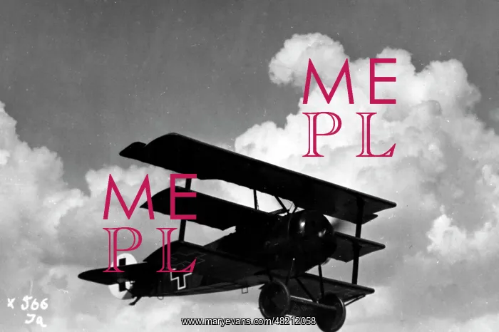 : Fokker Dr.I in the air, ca. 1917 : Fokker Dr.I in the air, ca. 1917