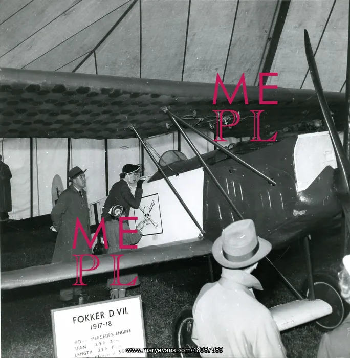 : The Fokker DVII of the Nash Collection inside the marque : The Fokker DVII of the Nash Collection inside the marque