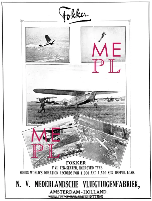 : Fokker F.VII : Fokker F.VII