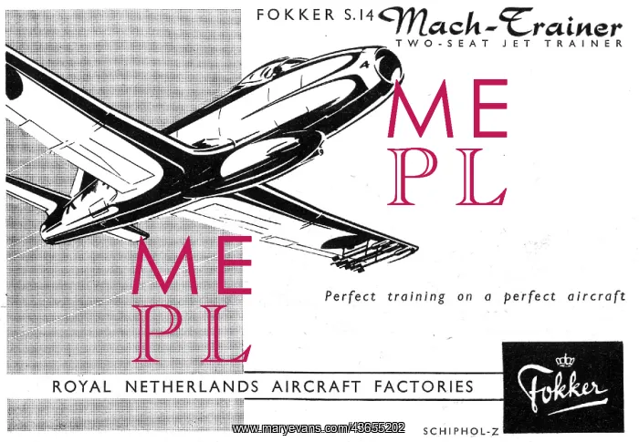 : Fokker S.14 Mach-Trainer : Fokker S.14 Mach-Trainer