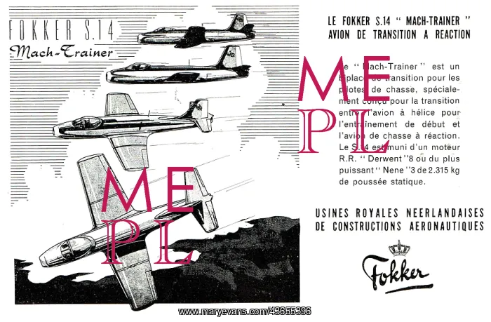 : Fokker S.14 Mach-Trainer : Fokker S.14 Mach-Trainer