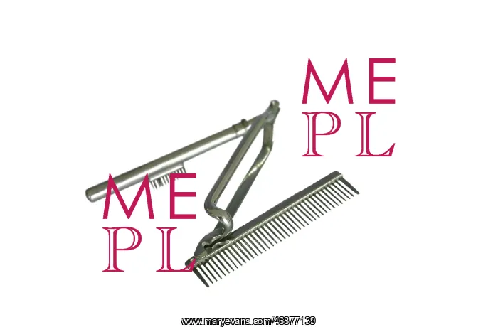  : Folding beard comb