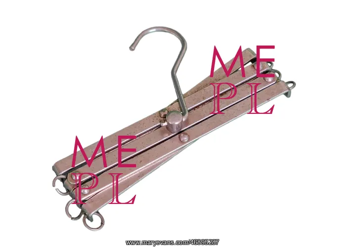 : Folding clothes hanger, folded : Folding clothes hanger, folded