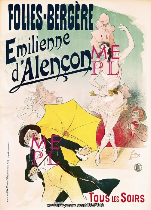: Folies Bergere advert : Folies Bergere advert