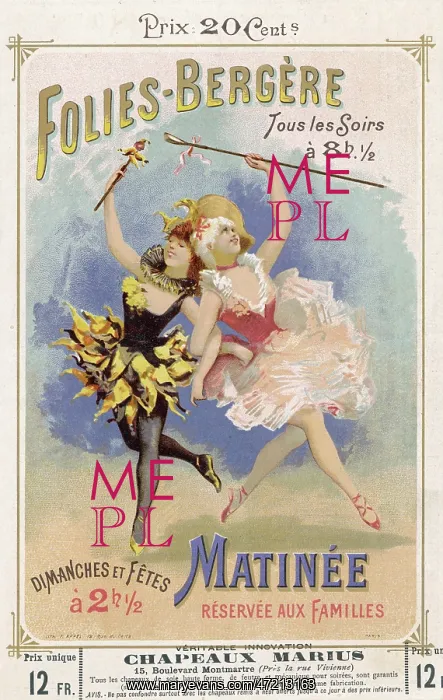 : Folies Bergere Programme