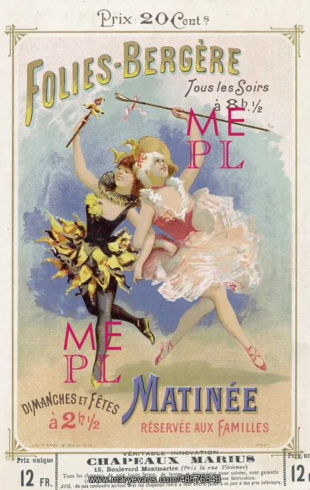  : Folies Bergere Programme