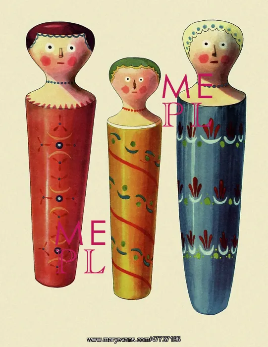 : Folk Baby Dolls : Folk Baby Dolls