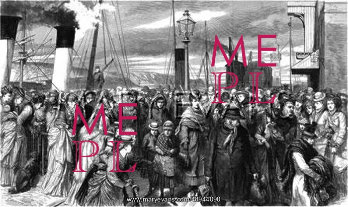 : Folkestone Quayside, 1874 : Folkestone Quayside, 1874