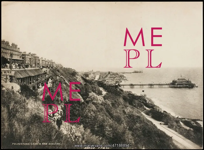  : FOLKSTONE. View of Folkstone pier
