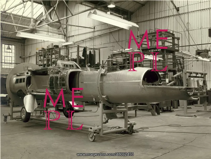 : Folland Fo144 Gnat T1 during construction at Hamble : Folland Fo144 Gnat T1 during construction at Hamble