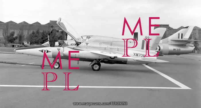 : Folland Gnat T.1 XM706 : Folland Gnat T.1 XM706
