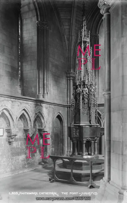 : The Font at Southwark Cathedral : The Font at Southwark Cathedral