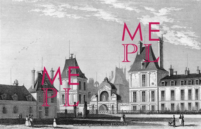  : FONTAINEBLEAU / PUGIN 1829