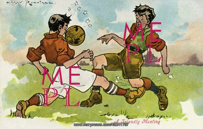  : Football. A fearsome tackle
