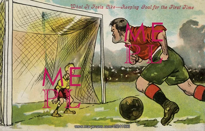 : Football. What it feels to be like keeping goal for the first time : Football. What it feels to be like keeping goal for the first time