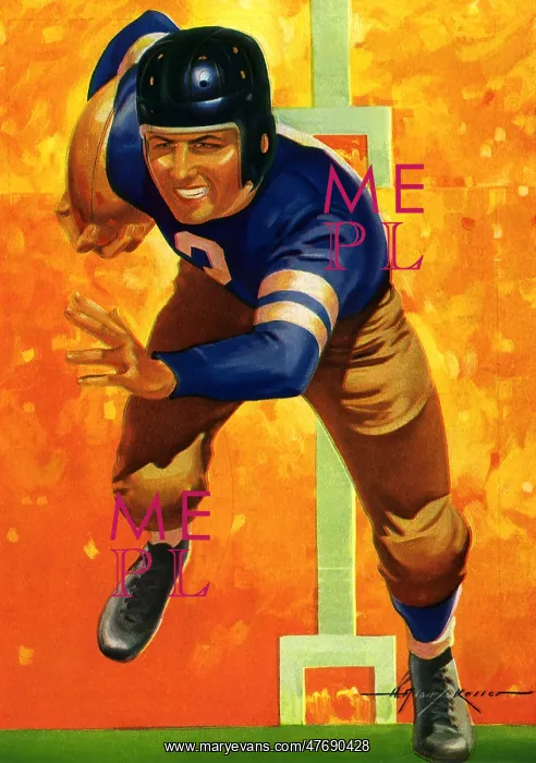  : Football Player Running