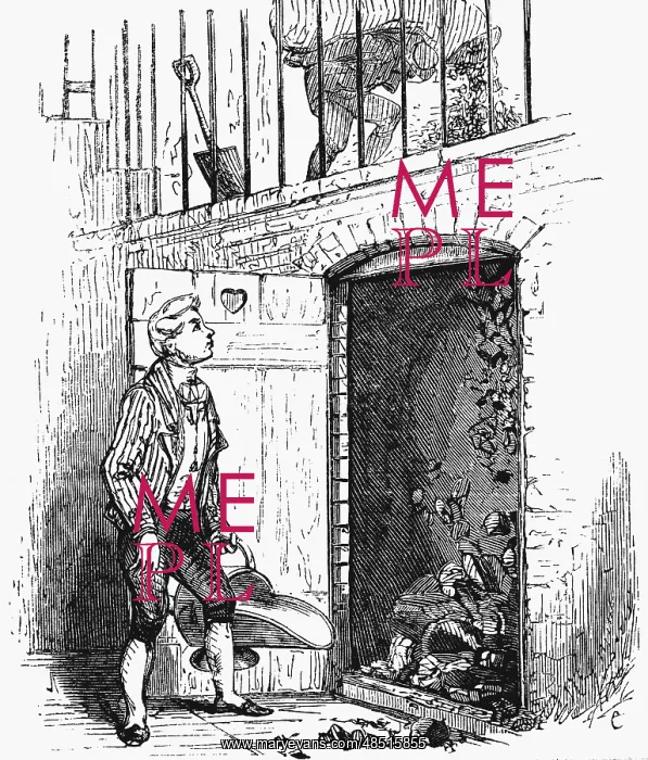 : Footman collecting a scuttle of coal from the : Footman collecting a scuttle of coal from the
