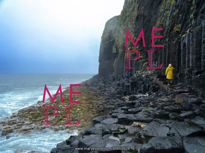: Footpath, Staffa, Inner Hebrides, Scotland : Footpath, Staffa, Inner Hebrides, Scotland