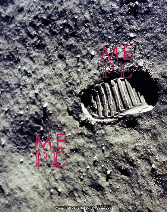 : footprint - moon - Apollo 11 space exploration : footprint - moon - Apollo 11 space exploration