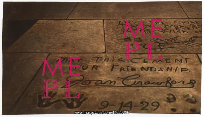 : Footprints and autographs, Hollywood, USA : Footprints and autographs, Hollywood, USA