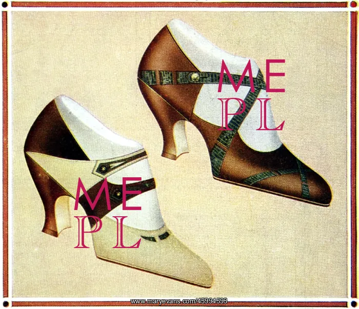 : Footwear fashions, 1925 : Footwear fashions, 1925