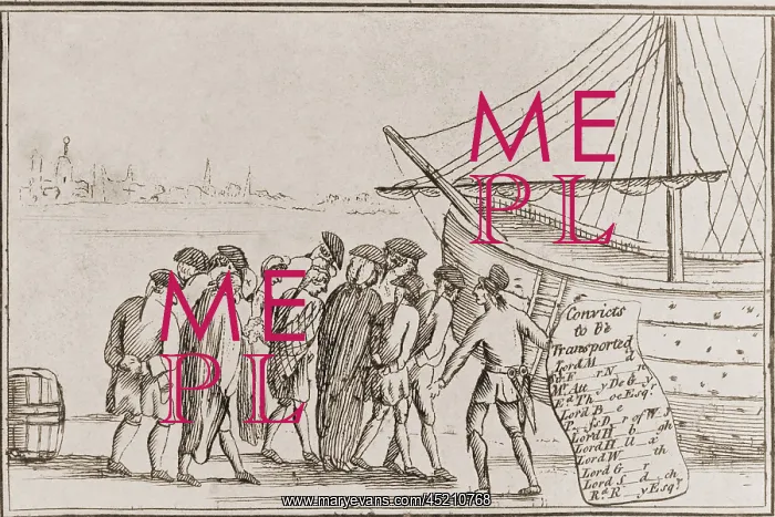 : Forced emigration to the colony of Georgia : Forced emigration to the colony of Georgia