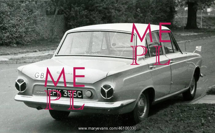  : Ford Cortina car, 1965