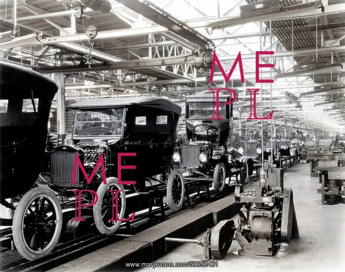 : Ford Model T Assembly Line, 1920s : Ford Model T Assembly Line, 1920s