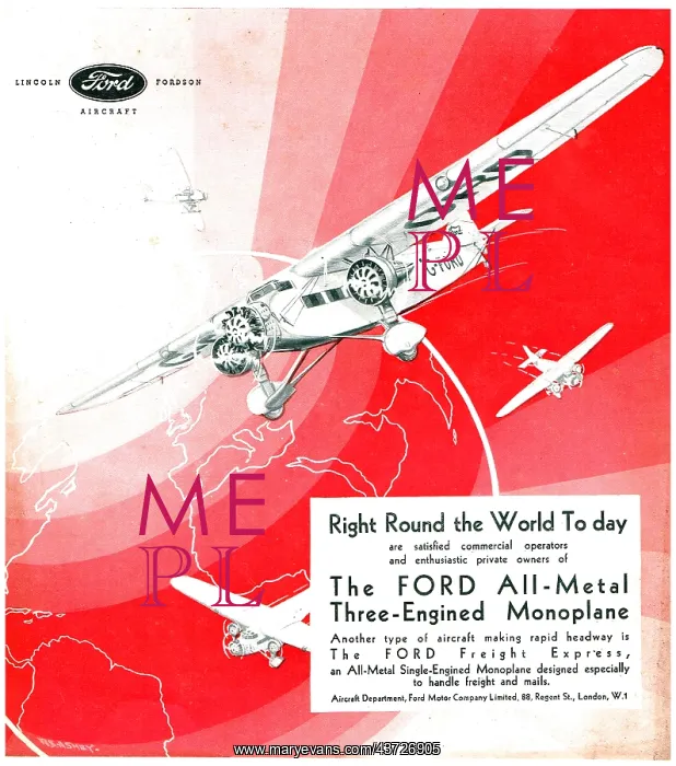 : Ford Trimotor Monoplane : Ford Trimotor Monoplane