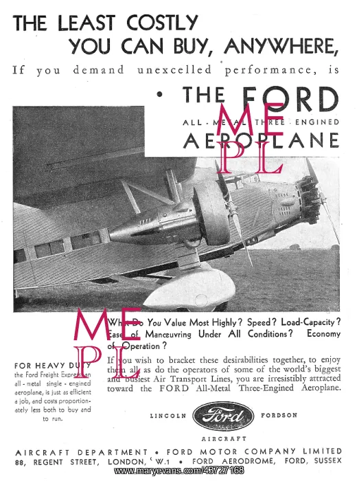 : Ford Trimotor Monoplane : Ford Trimotor Monoplane