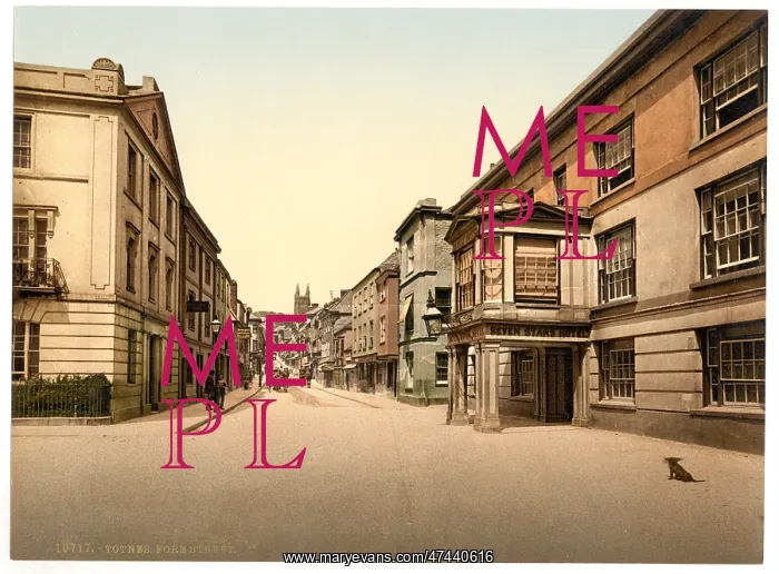 : Fore Street, Totnes, England : Fore Street, Totnes, England